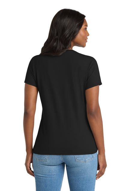 Load image into Gallery viewer, Port &amp; Co Women&#39;s Performance Blend V-Neck Tee. LPC381V
