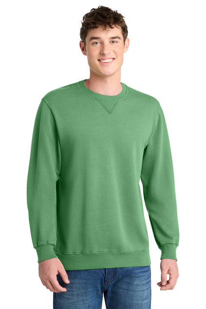 Port & Co™ Beach Wash® Garment-Dyed Crewneck Sweatshirt PC098 (2)