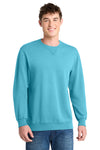 Port & Co™ Beach Wash® Garment-Dyed Crewneck Sweatshirt PC098 (2)