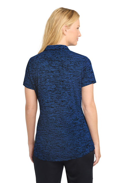 Load image into Gallery viewer, Sport-Tek  Women&#39;s PosiCharge  Electric Heather Polo. LST590
