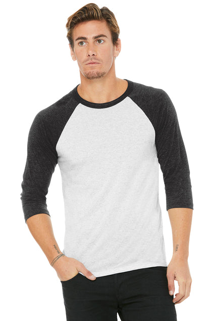 Load image into Gallery viewer, BELLA+CANVAS® Unisex 3/4-Sleeve Baseball Tee BC3200

