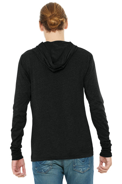 BELLA+CANVAS  Unisex Jersey Long Sleeve Hoodie. BC3512