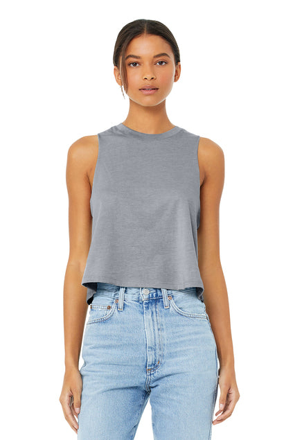 Load image into Gallery viewer, BELLA+CANVAS  Women&#39;s Racerback Cropped Tank. BC6682
