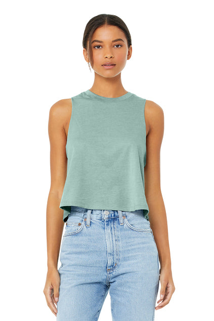 Load image into Gallery viewer, BELLA+CANVAS  Women&#39;s Racerback Cropped Tank. BC6682
