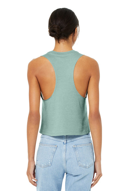 Load image into Gallery viewer, BELLA+CANVAS  Women&#39;s Racerback Cropped Tank. BC6682
