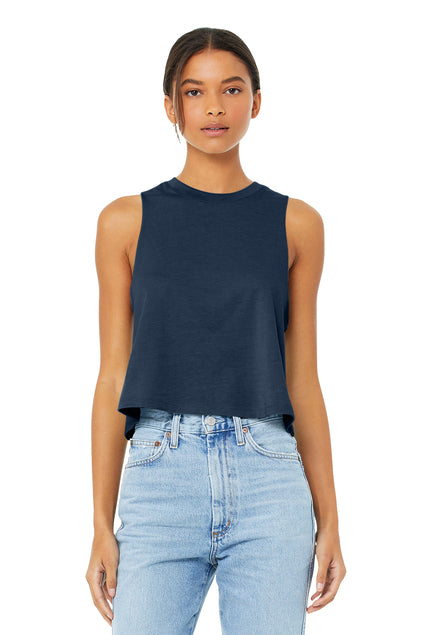 Load image into Gallery viewer, BELLA+CANVAS  Women&#39;s Racerback Cropped Tank. BC6682
