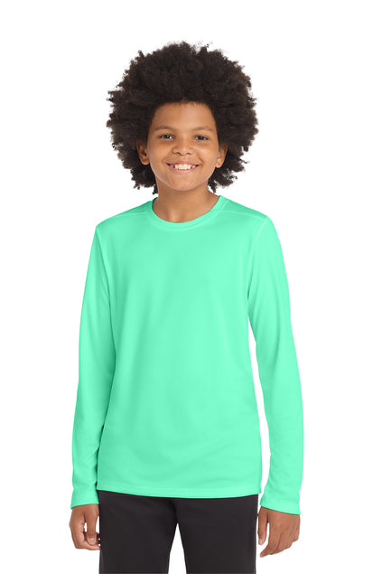 Load image into Gallery viewer, Sport-Tek  Youth Posi-UV Pro Long Sleeve Tee. YST420LS
