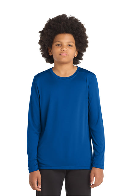 Load image into Gallery viewer, Sport-Tek  Youth Posi-UV Pro Long Sleeve Tee. YST420LS
