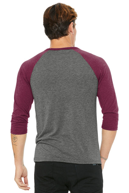 Load image into Gallery viewer, BELLA+CANVAS® Unisex 3/4-Sleeve Baseball Tee BC3200
