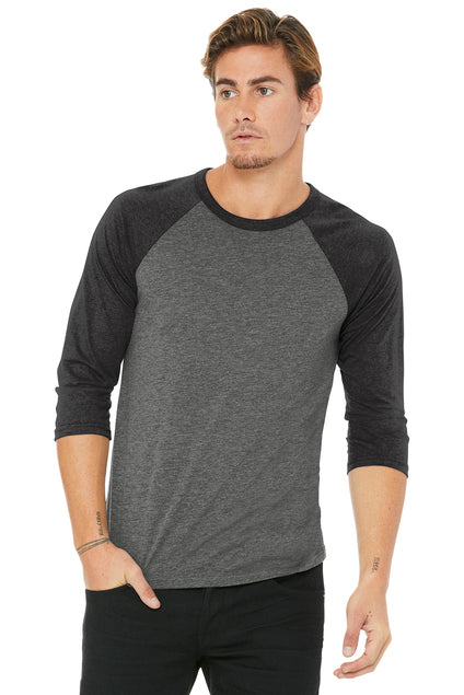 Load image into Gallery viewer, BELLA+CANVAS® Unisex 3/4-Sleeve Baseball Tee BC3200
