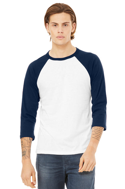 Load image into Gallery viewer, BELLA+CANVAS® Unisex 3/4-Sleeve Baseball Tee BC3200
