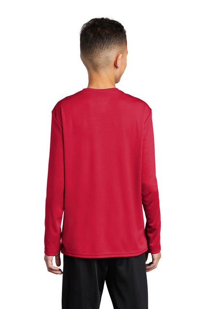 Port & Co™ Youth Long Sleeve Performance Tee PC380YLS