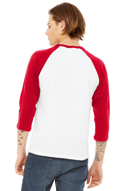 Load image into Gallery viewer, BELLA+CANVAS® Unisex 3/4-Sleeve Baseball Tee BC3200
