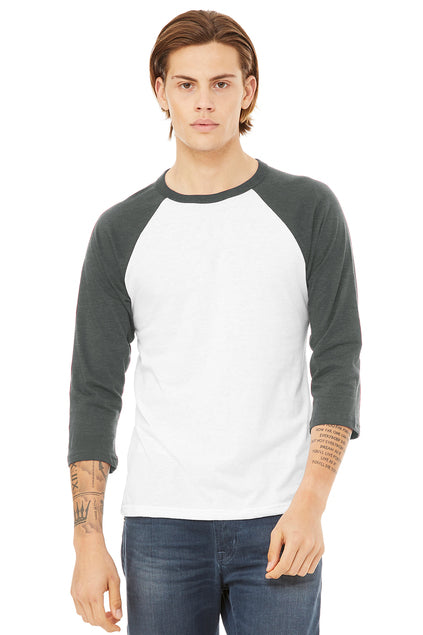 Load image into Gallery viewer, BELLA+CANVAS® Unisex 3/4-Sleeve Baseball Tee BC3200

