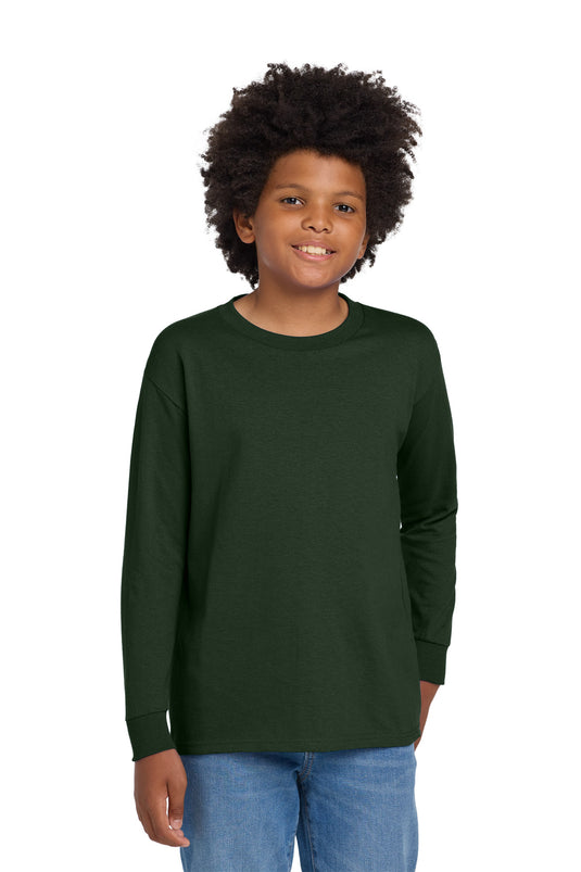 Gildan Youth Heavy Cotton 100% Cotton Long Sleeve T-Shirt. 5400B