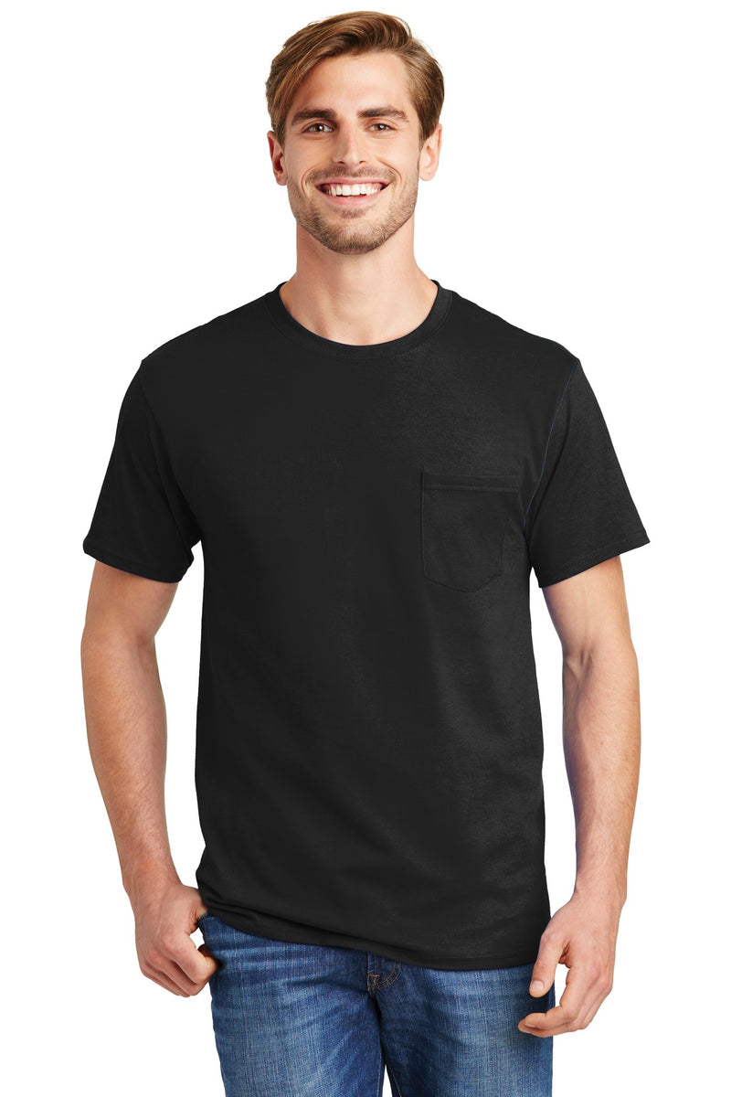 Load image into Gallery viewer, Hanes - Authentic 100%  Cotton T-Shirt with Pocket.  5590
