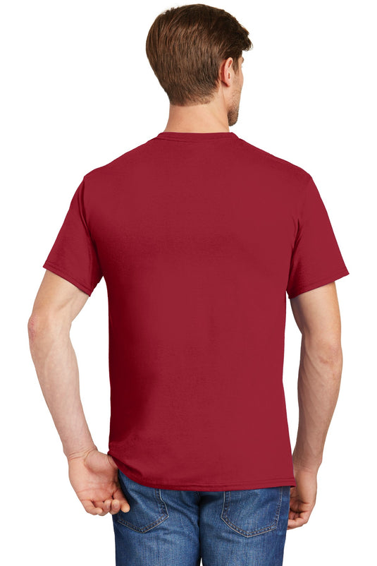 Hanes - Authentic 100%  Cotton T-Shirt with Pocket.  5590