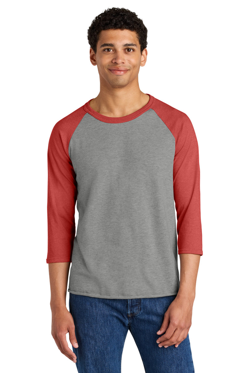 Load image into Gallery viewer, Jerzees Unisex Premium Blend Combed Ring Spun 3/4-Sleeve Raglan 560R

