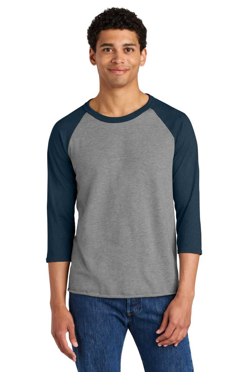 Load image into Gallery viewer, Jerzees Unisex Premium Blend Combed Ring Spun 3/4-Sleeve Raglan 560R
