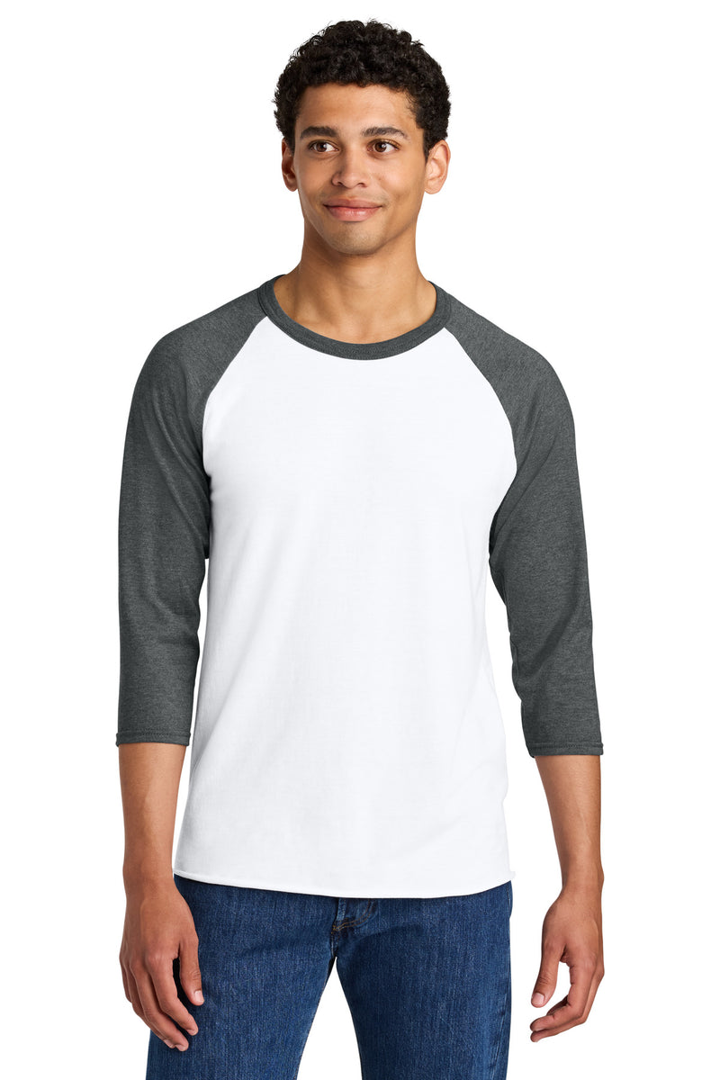 Load image into Gallery viewer, Jerzees Unisex Premium Blend Combed Ring Spun 3/4-Sleeve Raglan 560R
