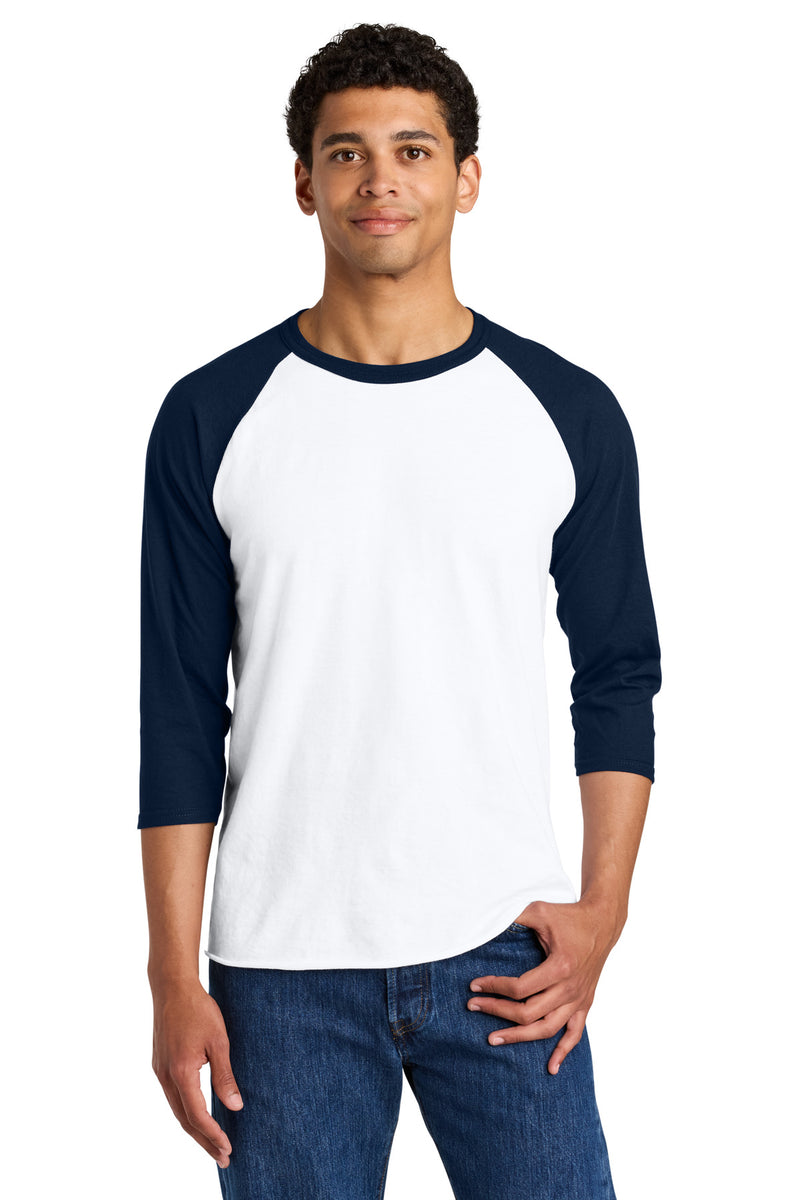 Load image into Gallery viewer, Jerzees Unisex Premium Blend Combed Ring Spun 3/4-Sleeve Raglan 560R
