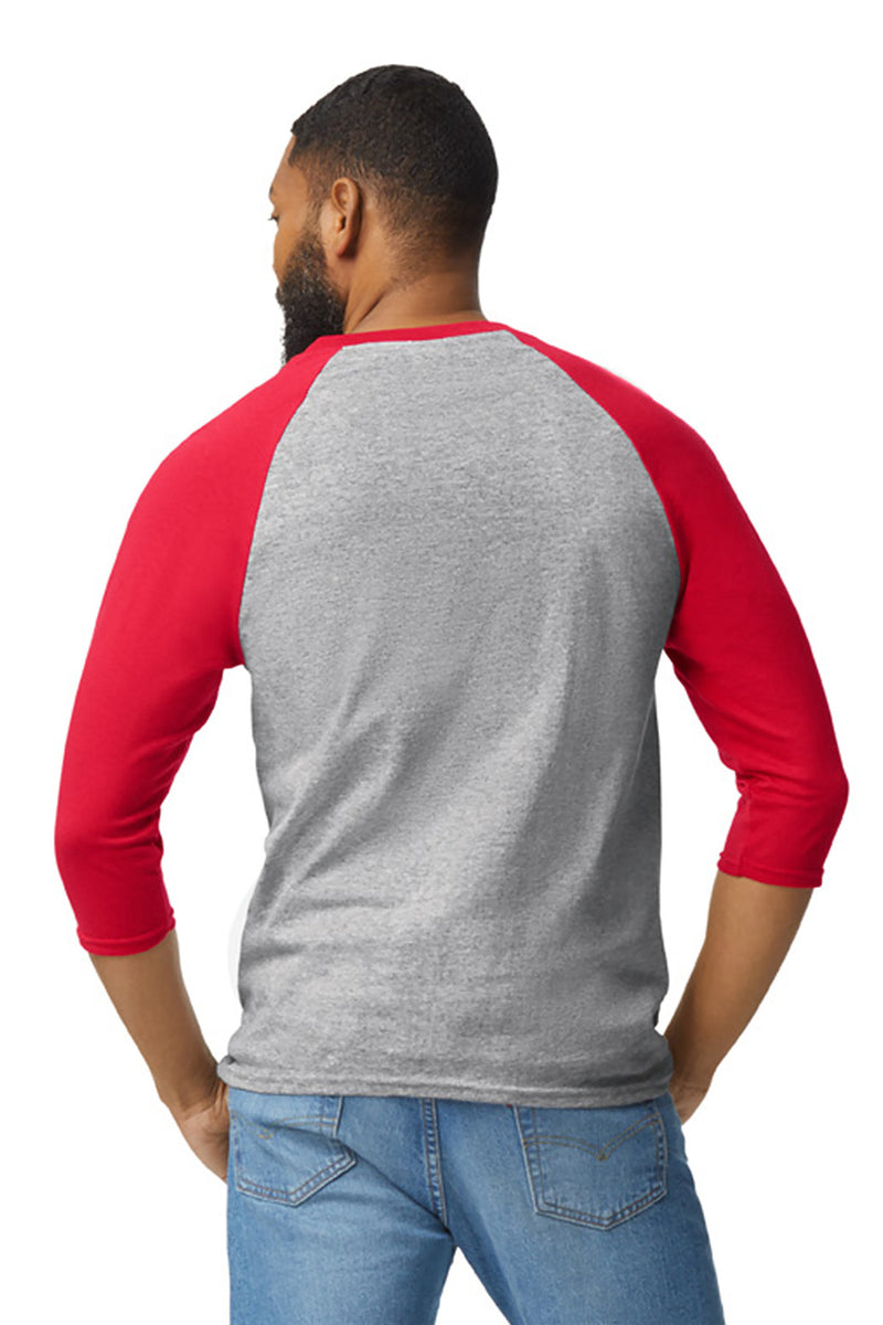 Load image into Gallery viewer, Gildan Heavy Cotton 3/4-Sleeve Raglan T-Shirt. 5700
