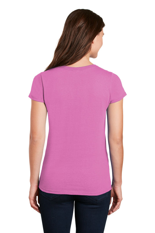 Gildan Women's Heavy Cotton 100% Cotton V-Neck T-Shirt. 5V00L