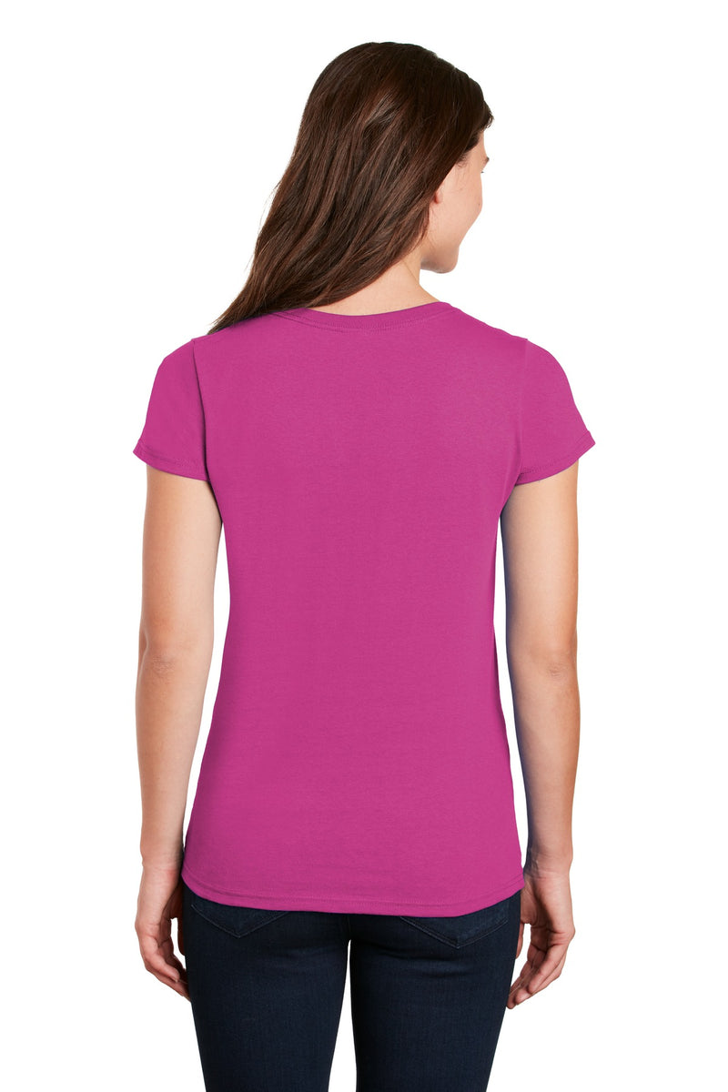 Load image into Gallery viewer, Gildan Women&#39;s Heavy Cotton 100% Cotton V-Neck T-Shirt. 5V00L
