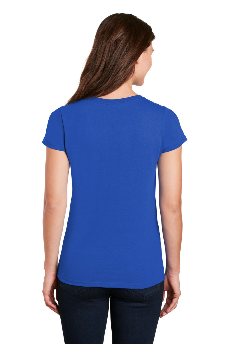 Load image into Gallery viewer, Gildan Women&#39;s Heavy Cotton 100% Cotton V-Neck T-Shirt. 5V00L
