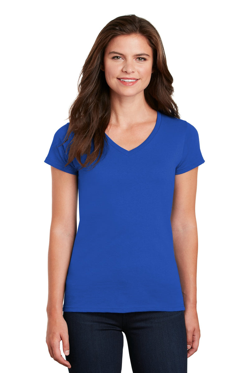Load image into Gallery viewer, Gildan Women&#39;s Heavy Cotton 100% Cotton V-Neck T-Shirt. 5V00L
