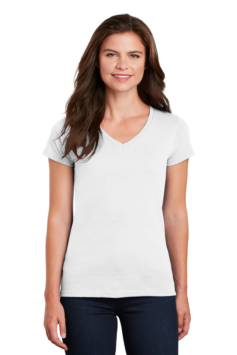 Load image into Gallery viewer, Gildan Women&#39;s Heavy Cotton 100% Cotton V-Neck T-Shirt. 5V00L
