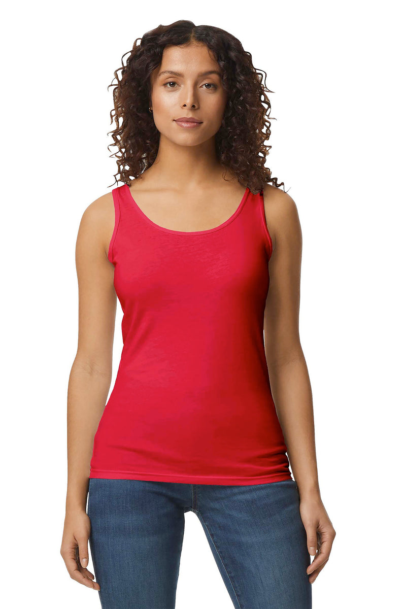 Load image into Gallery viewer, Gildan Softstyle Junior Fit Tank Top. 64200L
