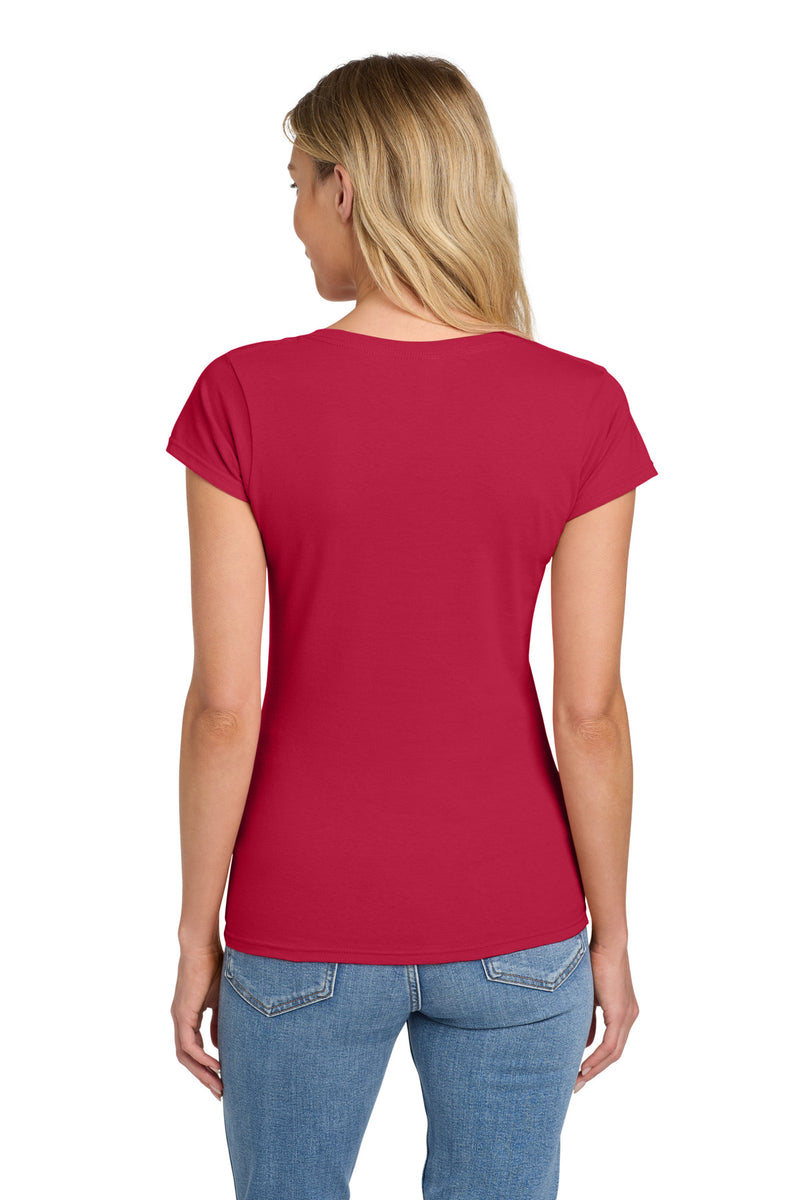 Load image into Gallery viewer, Gildan Softstyle Women&#39;s Fit V-Neck T-Shirt. 64V00L

