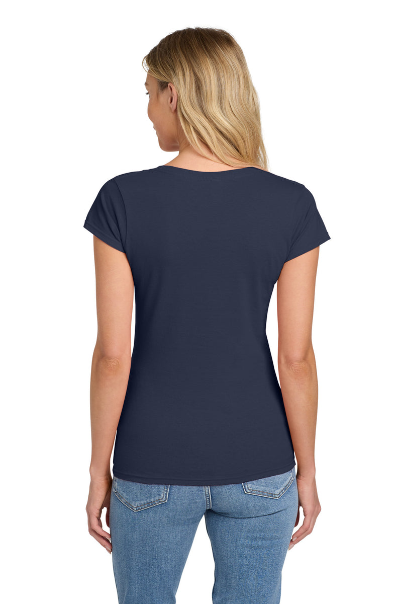 Load image into Gallery viewer, Gildan Softstyle Women&#39;s Fit V-Neck T-Shirt. 64V00L
