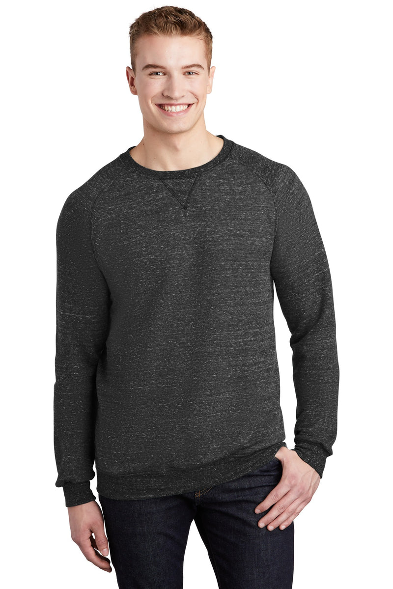 Load image into Gallery viewer, Jerzees  Snow Heather French Terry Raglan Crew 91M
