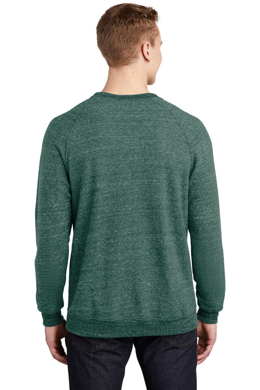 Jerzees  Snow Heather French Terry Raglan Crew 91M