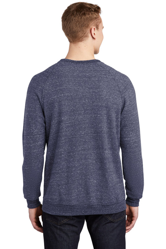 Jerzees  Snow Heather French Terry Raglan Crew 91M
