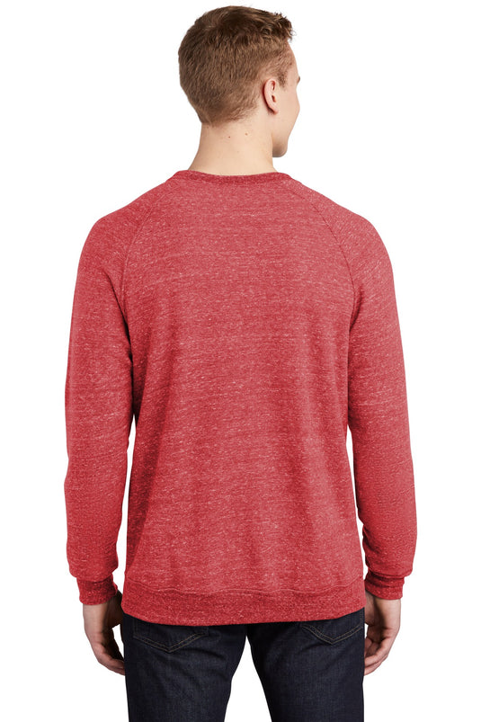 Jerzees  Snow Heather French Terry Raglan Crew 91M