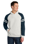 Jerzees Unisex NuBlend Varsity Colorblock Hooded Sweatshirt 97C