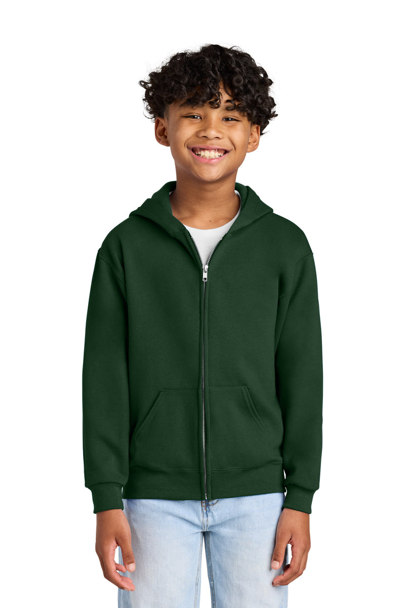 Load image into Gallery viewer, Jerzees - Youth NuBlend Full-Zip Hooded Sweatshirt.  993B

