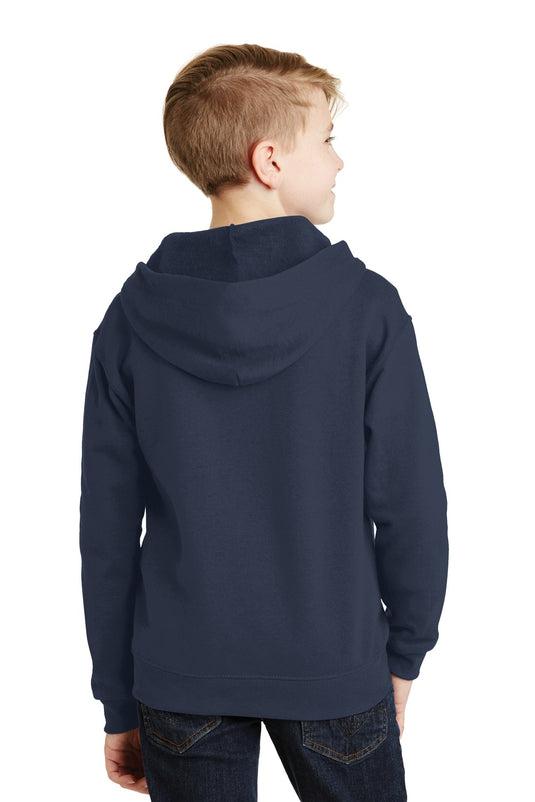 Jerzees - Youth NuBlend Full-Zip Hooded Sweatshirt.  993B