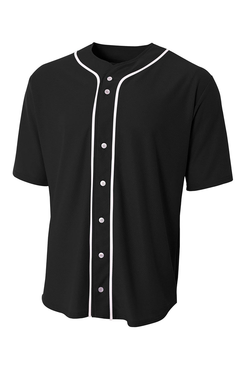 Load image into Gallery viewer, A4 Short Sleeve Full-Button Baseball Top A4N4184

