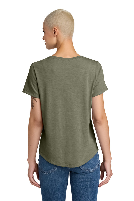 Allmade Women's Relaxed Tri-Blend Scoop Neck Tee AL2015