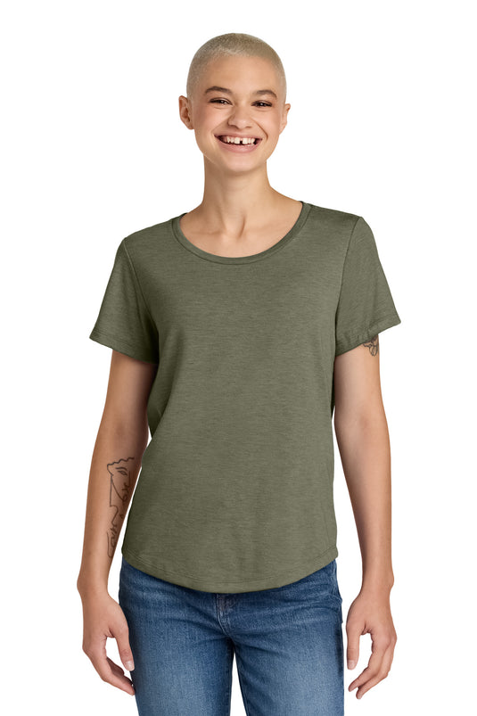 Allmade Women's Relaxed Tri-Blend Scoop Neck Tee AL2015