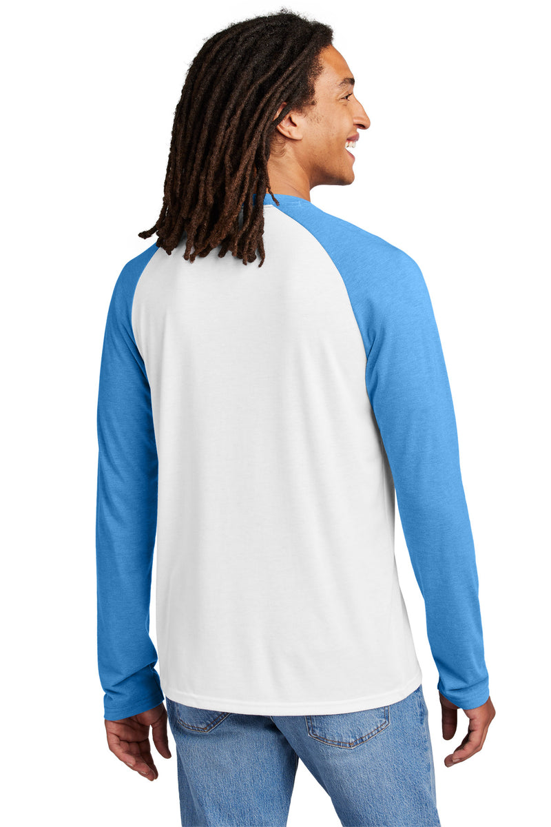 Load image into Gallery viewer, Allmade Unisex Tri-Blend Long Sleeve Colorblock Raglan AL6009
