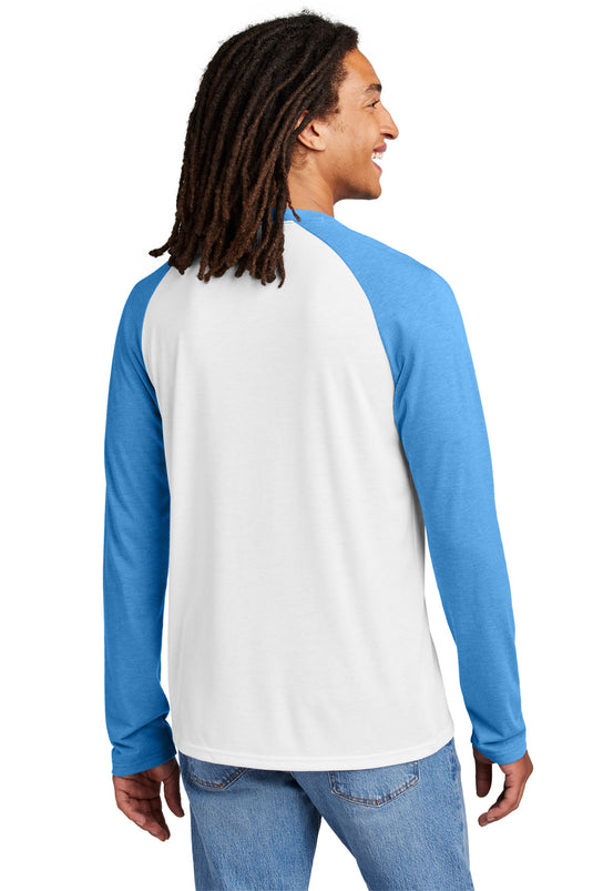 Allmade Unisex Tri-Blend Long Sleeve Colorblock Raglan AL6009