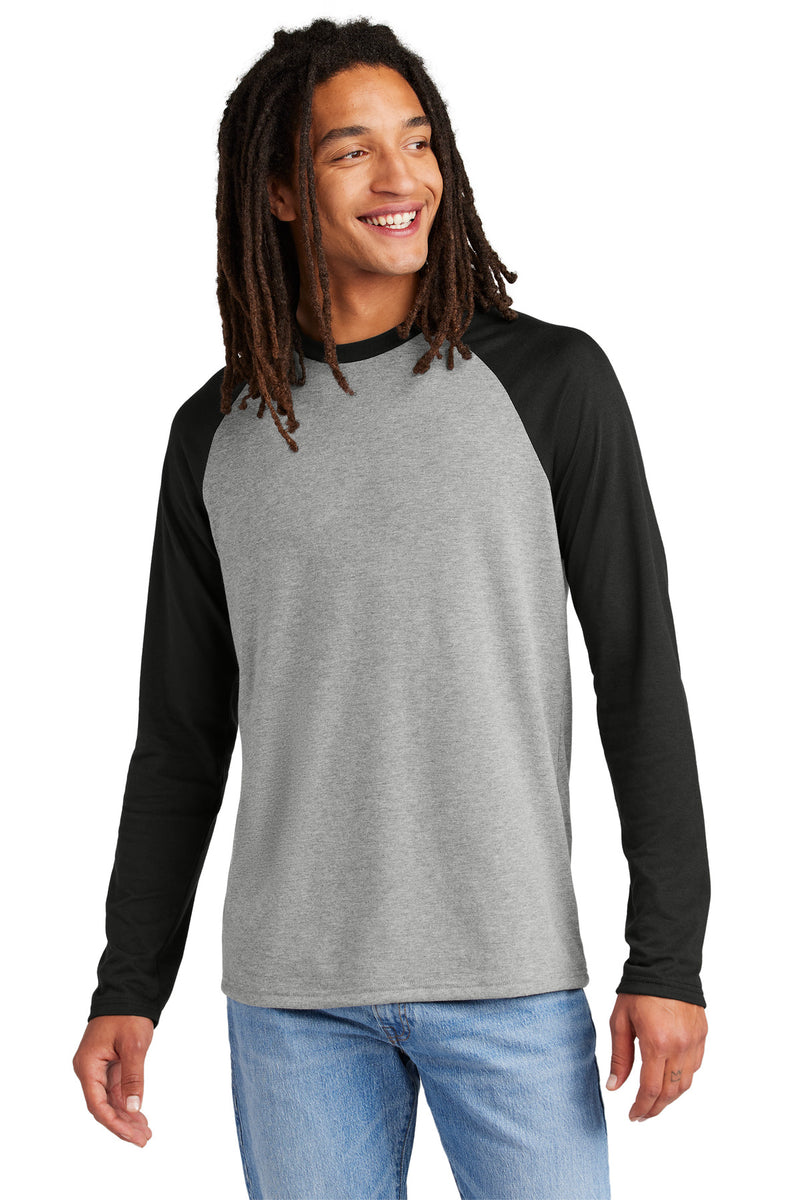 Load image into Gallery viewer, Allmade Unisex Tri-Blend Long Sleeve Colorblock Raglan AL6009
