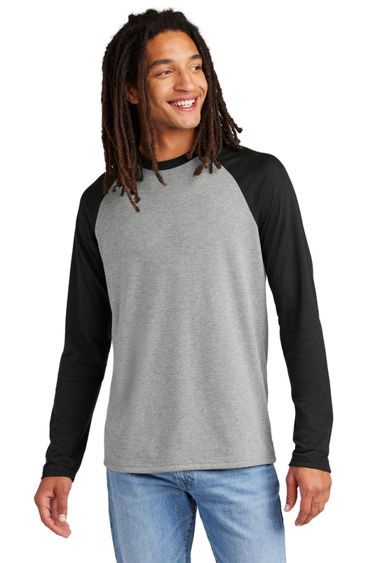 Allmade Unisex Tri-Blend Long Sleeve Colorblock Raglan AL6009