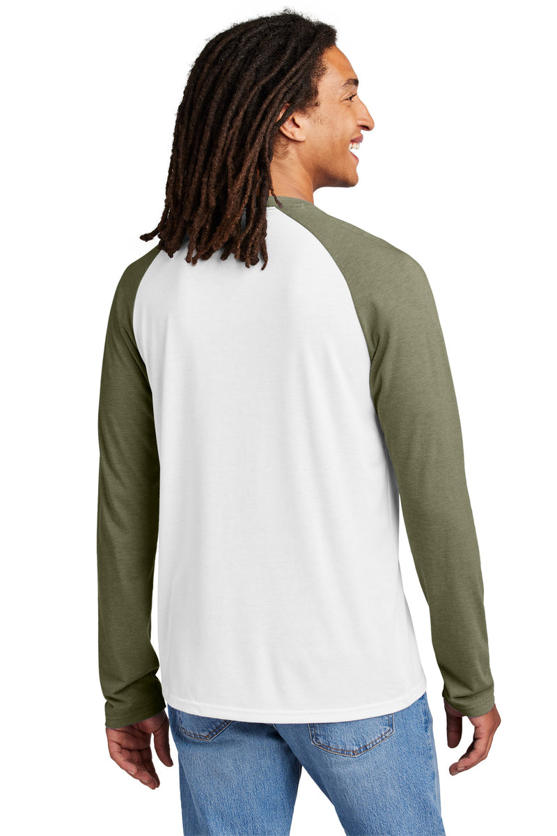 Load image into Gallery viewer, Allmade Unisex Tri-Blend Long Sleeve Colorblock Raglan AL6009
