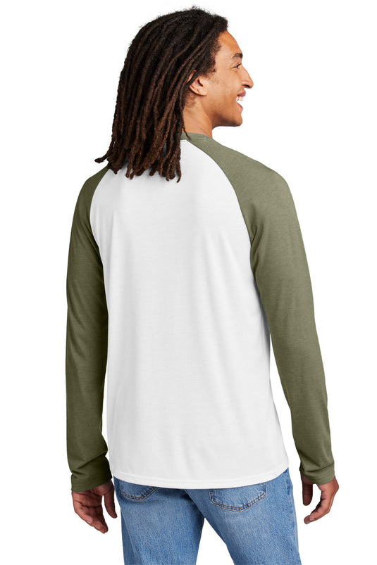 Allmade Unisex Tri-Blend Long Sleeve Colorblock Raglan AL6009